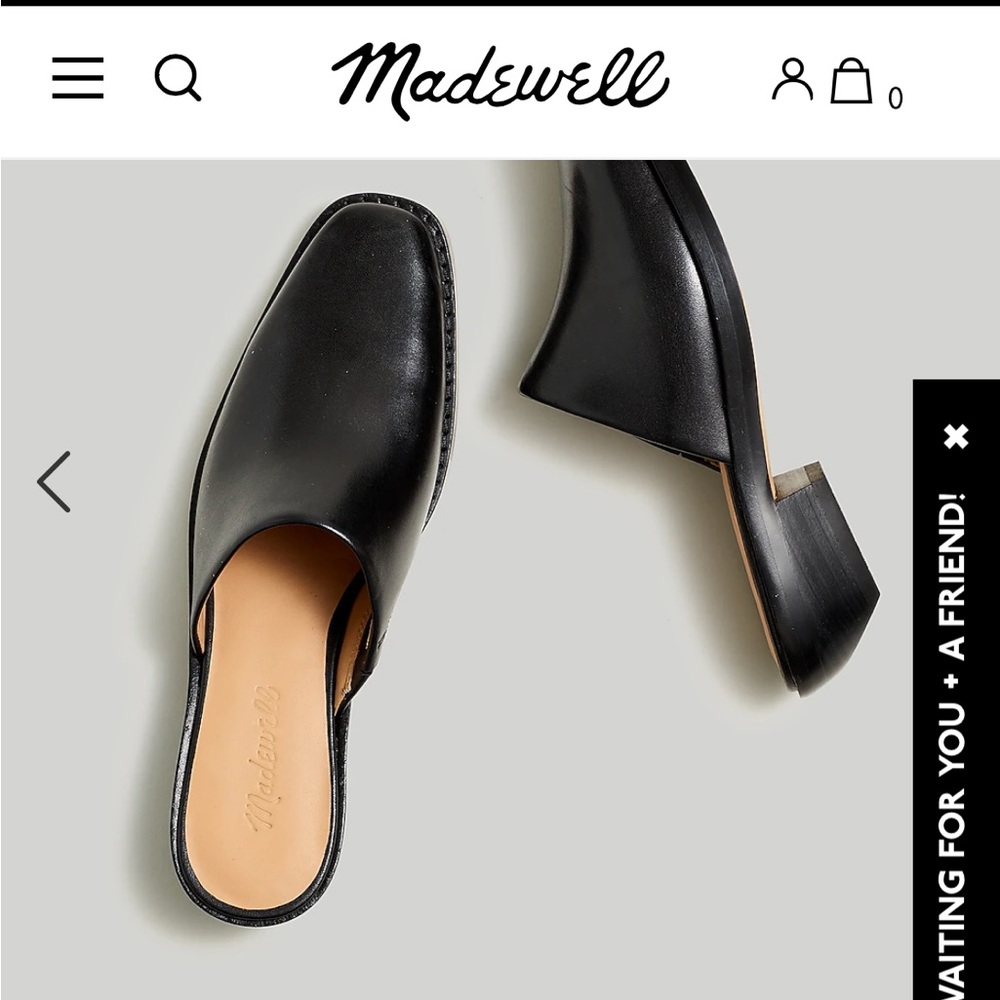 Madewell size 8 Western Mule